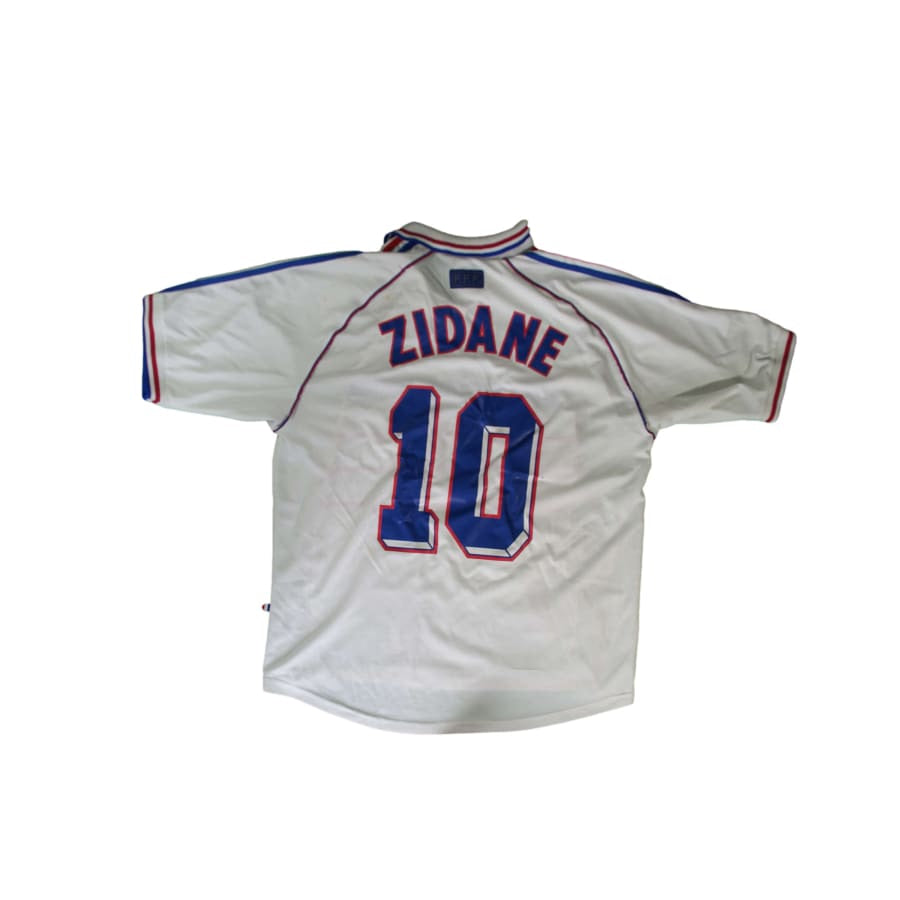 Maillot Equipe de France vintage extérieur #10 Zidane 1997-1998 - Adidas - Equipe de France