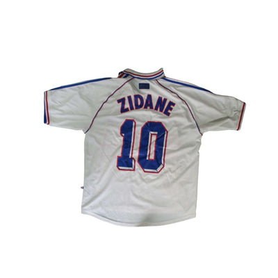 Maillot Equipe de France vintage extérieur #10 Zidane 1997-1998 - Adidas - Equipe de France