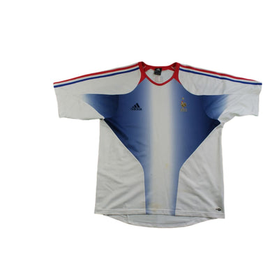 Maillot foot rétro équipe de France entraînement années 2000 - Adidas - Equipe de France