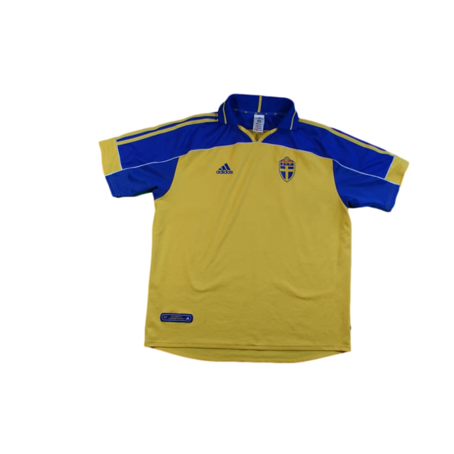 Maillot football rétro Suède domicile 2000-2001 - Adidas - Suède