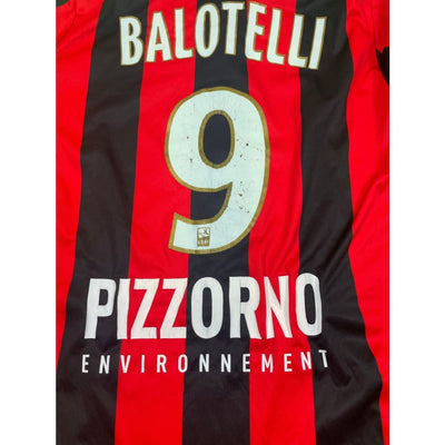 Maillot football vintage #9 Balotelli domicile OGC Nice saison - Macron - OGC Nice