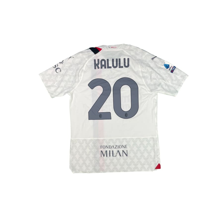 Maillot football vintage AC Milan #20 Kalulu extérieur saison 2023-2024 - Puma - Milan AC