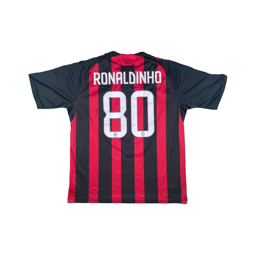 Maillot football vintage AC Milan #80 Ronaldinho domicile saison - Adidas - Milan AC