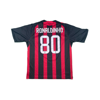 Maillot football vintage AC Milan #80 Ronaldinho domicile saison - Adidas - Milan AC
