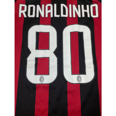 Maillot football vintage AC Milan #80 Ronaldinho domicile saison - Adidas - Milan AC