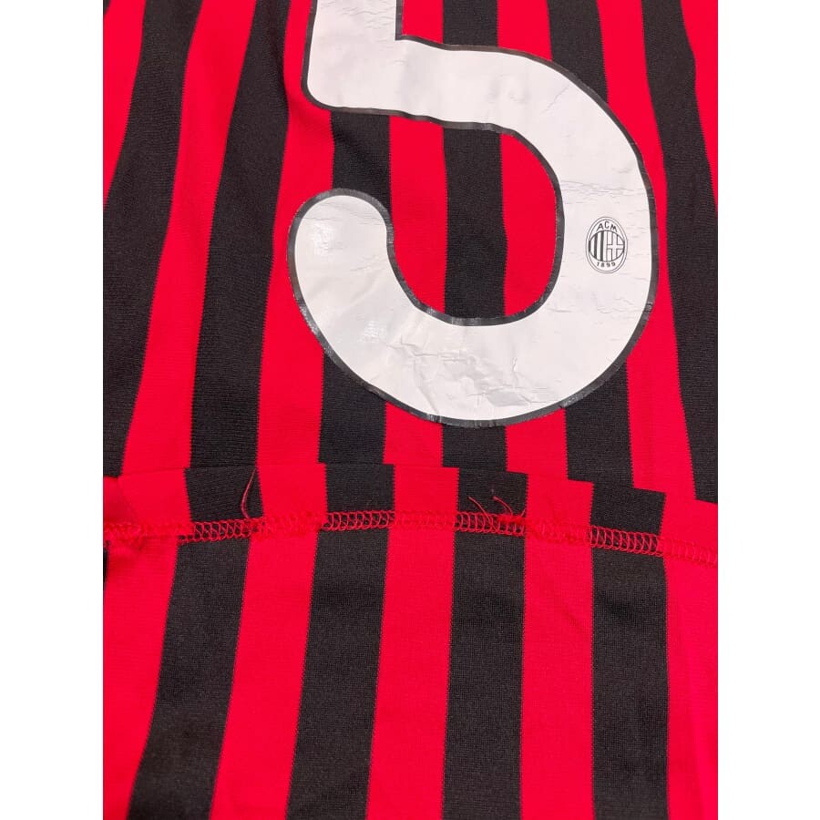 Maillot football vintage AC Milan domicile #5 Mexes saison 2011-2012 - Adidas - Milan AC