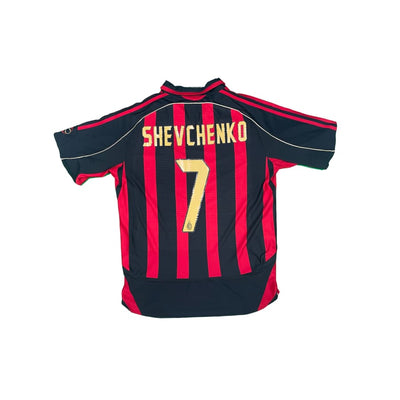 Maillot football vintage AC Milan domicile #7 Schevchenko saison - Adidas - Milan AC