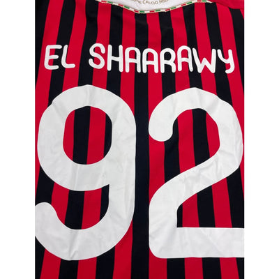 Maillot football vintage AC Milan domicile #92 El Shaarawy saison 2011-2012 - Adidas - Milan AC