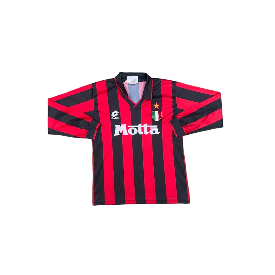 Maillot football vintage AC Milan domicile saison 1992-1993 - Lotto - Milan AC