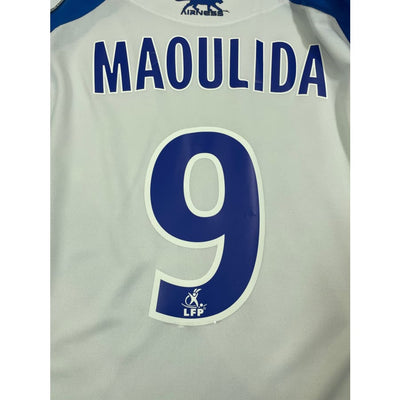 Maillot football vintage AJ Auxerre #9 maoulida domicile saison 2007-2008 - Airness - AJ Auxerre