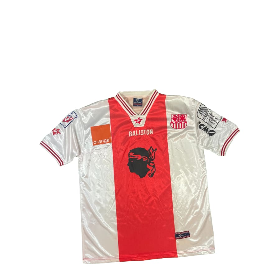 Maillot football vintage Ajaccio Baliston années 2000 - Baliston - AC Ajaccio