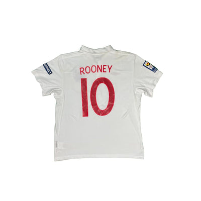 Maillot football vintage Angleterre #10 Rooney domicile saison 2010-2011 - Umbro - Angleterre