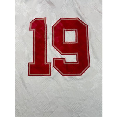 Maillot football vintage Angleterre #19 domicile saison 1990-1991 - Umbro - Angleterre