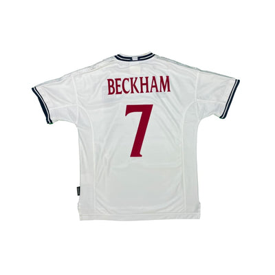 Maillot football vintage Angleterre #7 Beckham domicile saison - Umbro - Angleterre