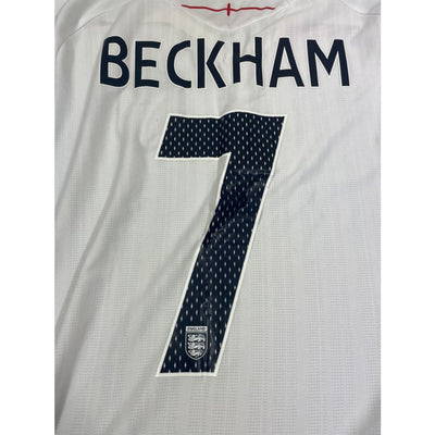 Maillot football vintage Angleterre domicile #7 Beckham saison - Umbro - Angleterre