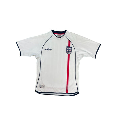Maillot football vintage Angleterre domicile saison 2002 - 2003 - Umbro - Angleterre
