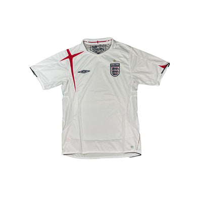 Maillot football vintage Angleterre domicile saison 2005-2006 - Umbro - Angleterre