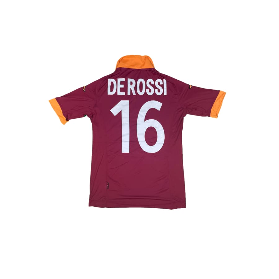 Maillot football vintage AS Roma #16 De Rossi domicile saison - Kappa - AS Rome