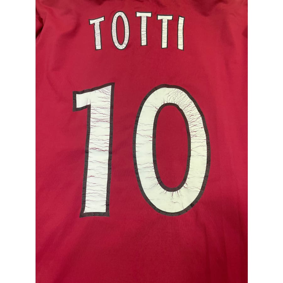 Maillot football vintage AS Rome domicile #10 Totti saison - Diadora - AS Rome