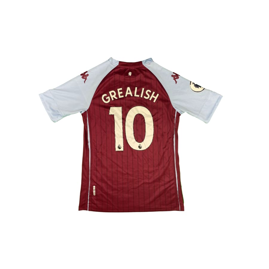 Maillot football vintage Aston Villa #10 Grealish saison 2020-2021 - Kappa - Aston Villa FC