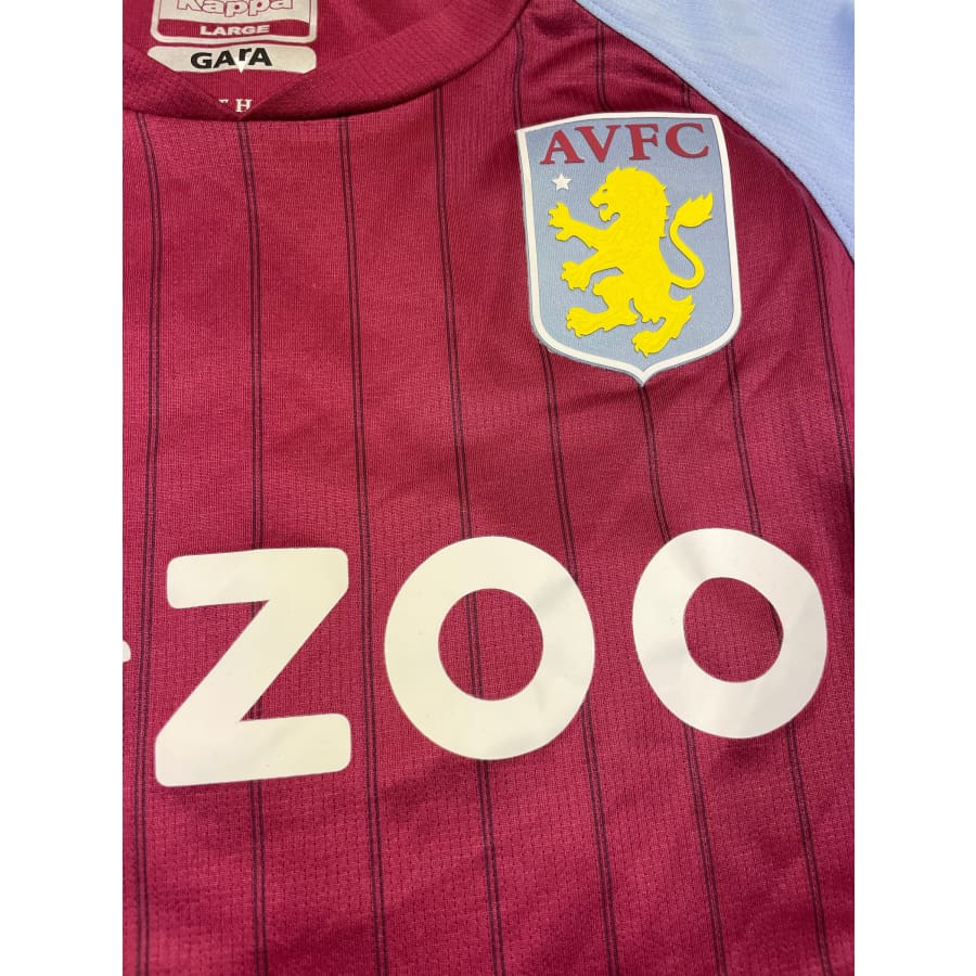 Maillot football vintage Aston Villa #10 Grealish saison 2020-2021 - Kappa - Aston Villa FC