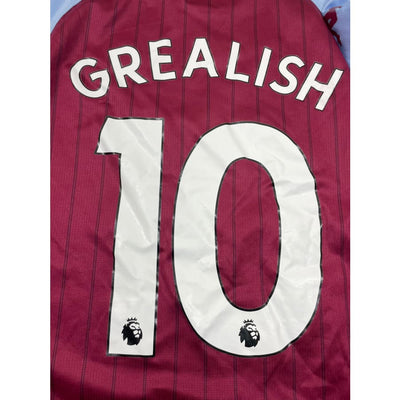 Maillot football vintage Aston Villa #10 Grealish saison 2020-2021 - Kappa - Aston Villa FC