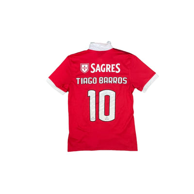 Maillot football vintage Benfica Lisbonne domicile #10 Thiago Barros saison - Adidas - Benfica Lisbonne