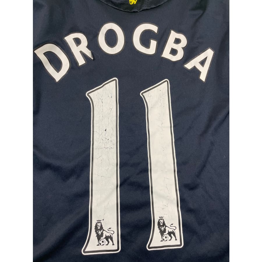 Maillot football vintage Chelsea FC #11 Drogba extérieur saison 2009-2010 - Adidas - Chelsea FC