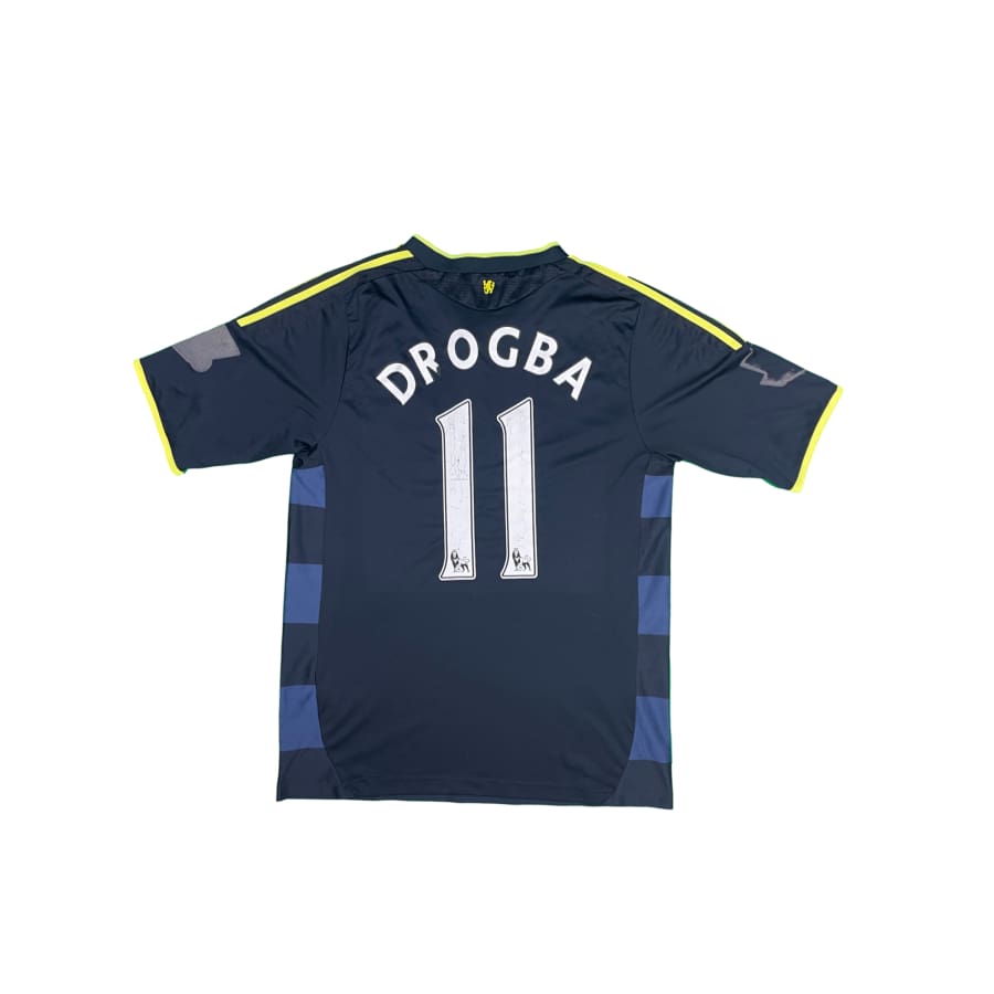 Maillot football vintage Chelsea FC #11 Drogba extérieur saison 2009-2010 - Adidas - Chelsea FC