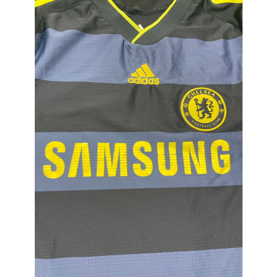 Maillot football vintage Chelsea FC #11 Drogba extérieur saison 2009-2010 - Adidas - Chelsea FC