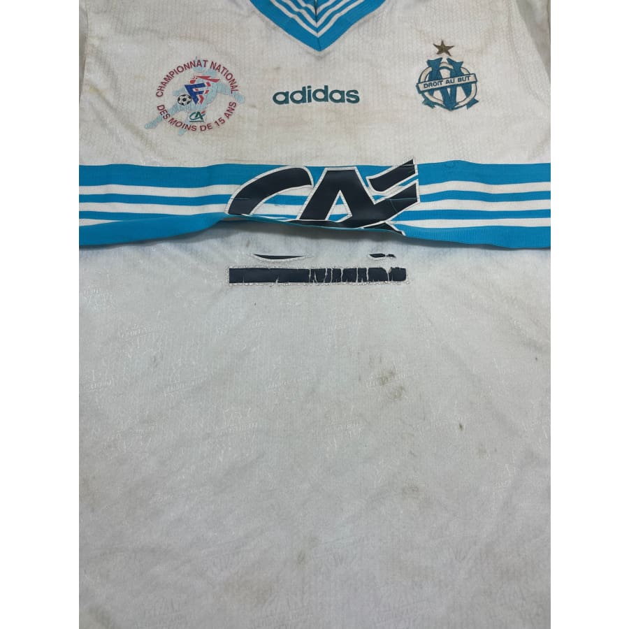 Maillot football vintage Coupe de France Olympique de Marseille #2 domicile saison - Adidas - Olympique de Marseille