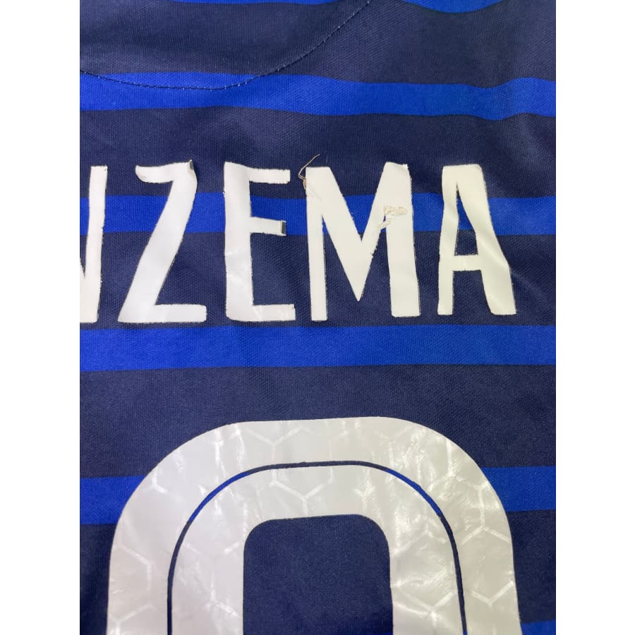 Maillot Football Vintage Equipe De France Extérieur 2020-2021 - N°19 Benzema, Taille XS