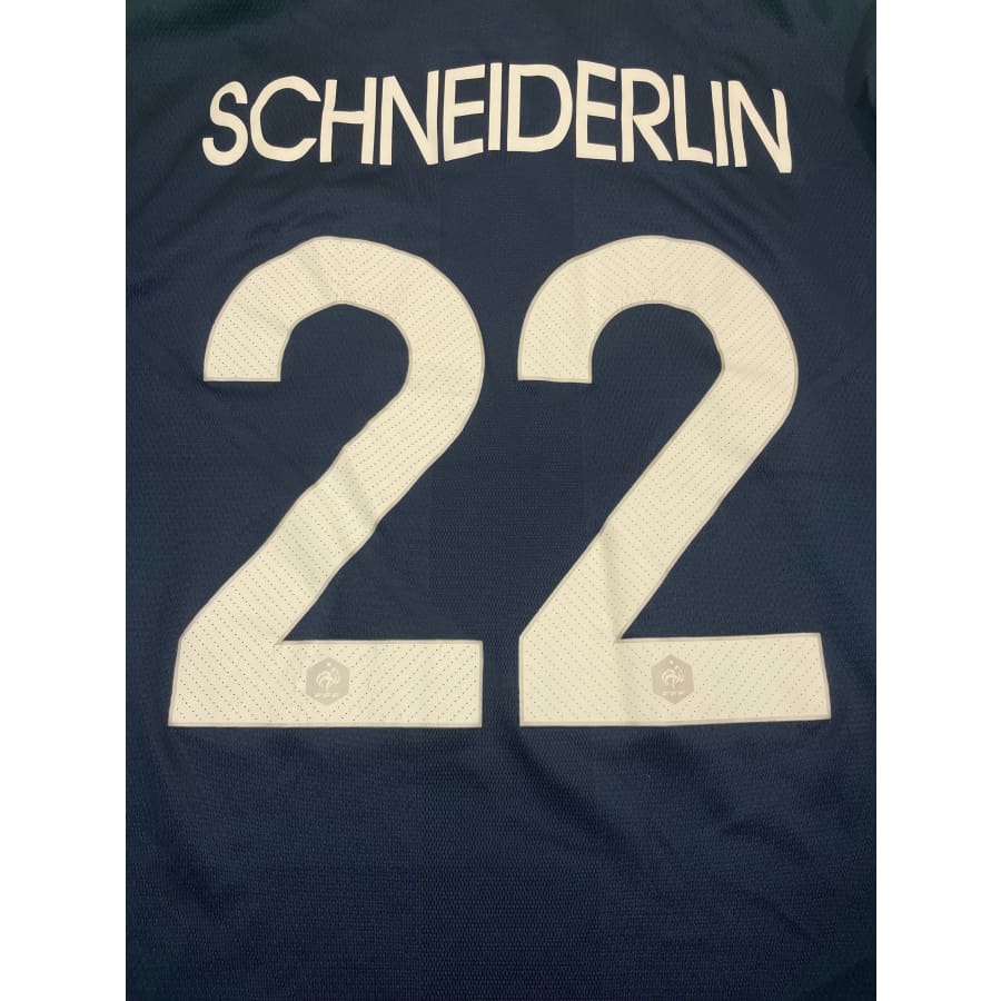 Maillot football vintage domicile #22 Schneiderlin saison 2014-2015 - Nike - Equipe de France