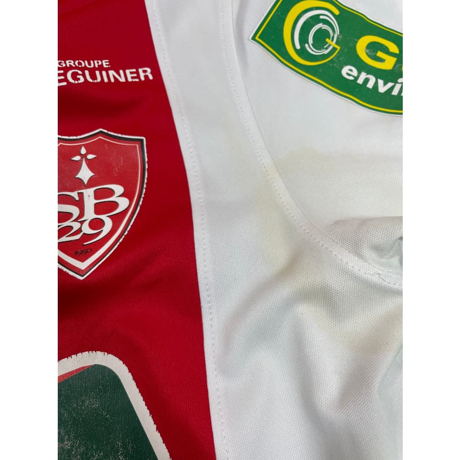 Maillot football vintage domicile Brest #13 Khaled saison 2014-2015 - Nike Stade Brestois