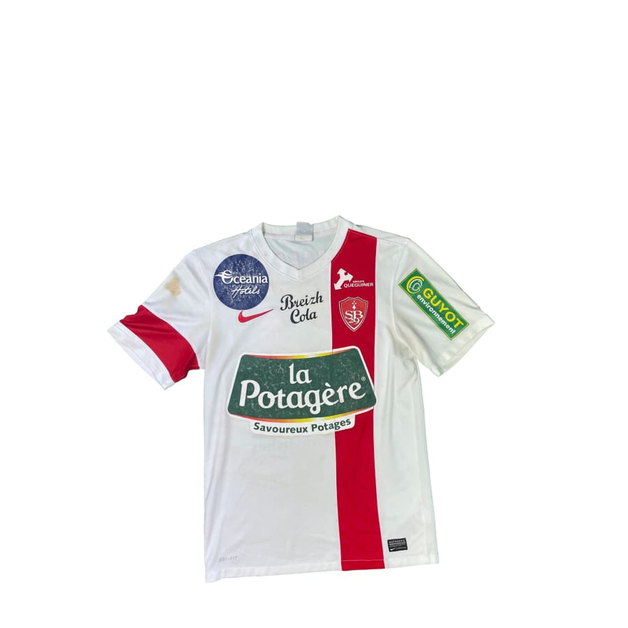 Maillot football vintage domicile Brest #13 Khaled saison 2014-2015 - Nike Stade Brestois