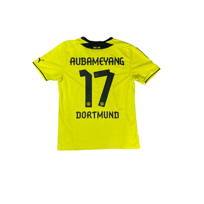 Maillot football vintage domicile Dortmund #17 Aubameyang saison - Puma Borussia