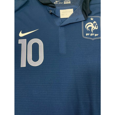 Maillot football vintage domicile Equipe de France #10 Benzema saison - Nike - Equipe de France