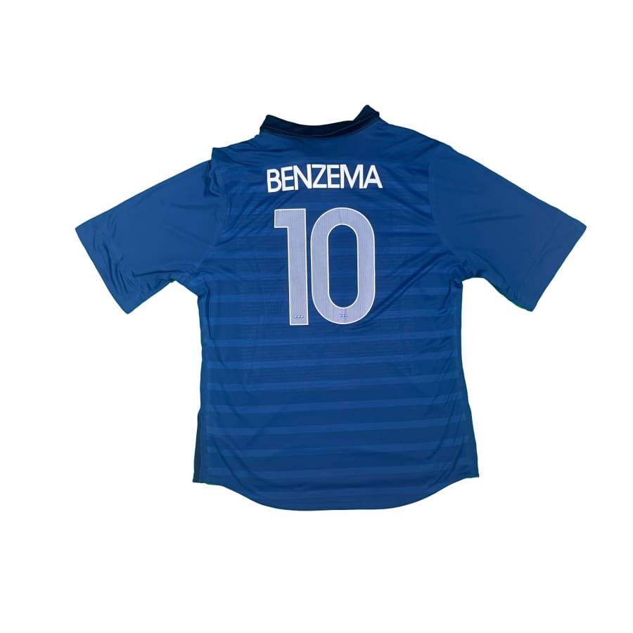 Maillot football vintage domicile Equipe de France #10 Benzema saison - Nike - Equipe de France
