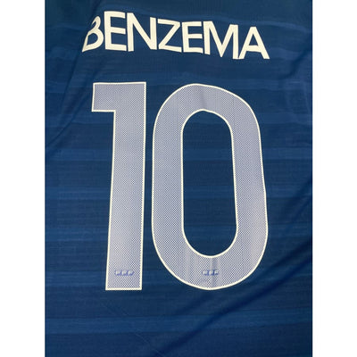 Maillot football vintage domicile Equipe de France #10 Benzema saison - Nike - Equipe de France