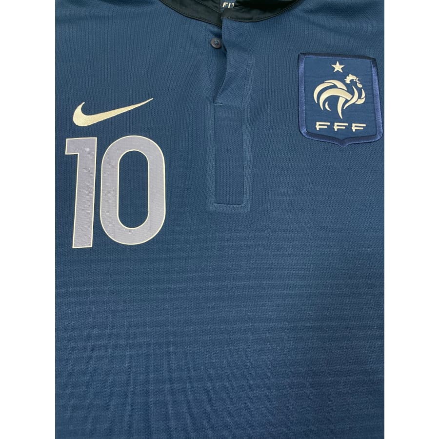 Maillot football vintage domicile Equipe de France #10 Benzema saison - Nike - Equipe de France
