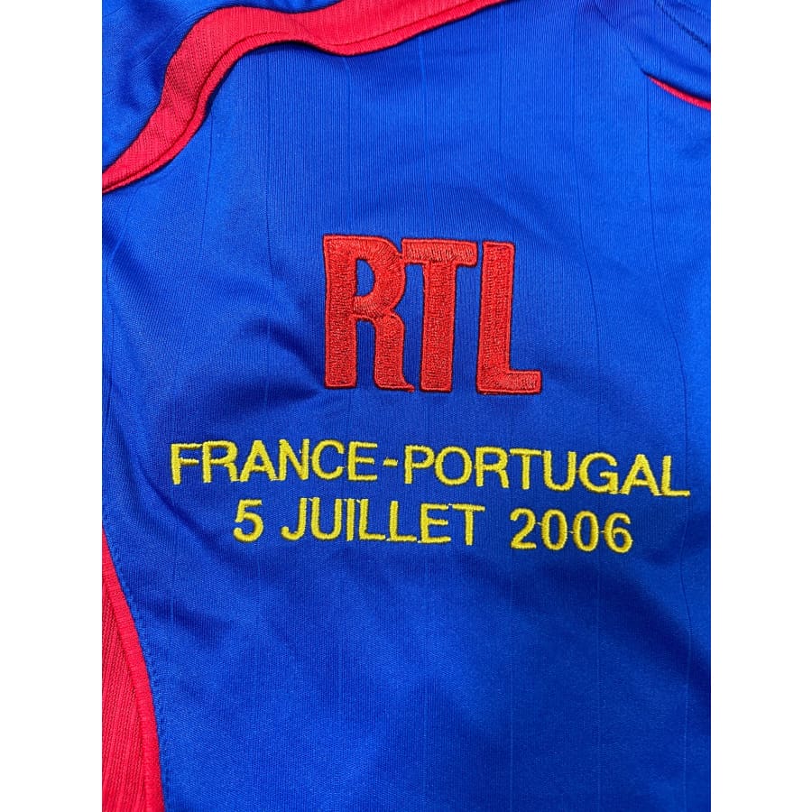 Maillot football vintage domicile Equipe de France #10 Pietras saison 2006-2007 - Adidas - Equipe de France