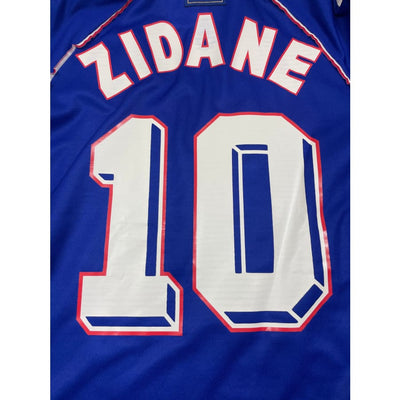 Maillot football vintage domicile Equipe de France #10 Zidane saison 1998-1999 - Adidas - Equipe de France