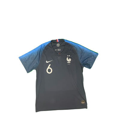 Maillot football vintage domicile Equipe de France #6 Pogba saison 2018-2019 - Nike - Equipe de France