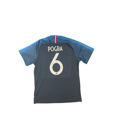 Maillot football vintage domicile Equipe de France #6 Pogba saison 2018-2019 - Nike - Equipe de France