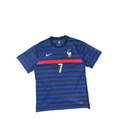 Maillot football vintage domicile Equipe de France #7 Griezmann 2020-2021 - Nike