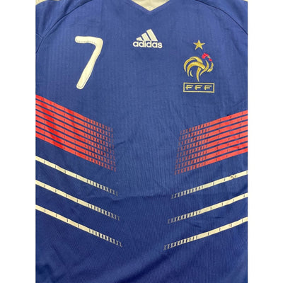 Maillot football vintage domicile Equipe de France #7 Ribery saison 2010-2011 - Adidas - Equipe de France