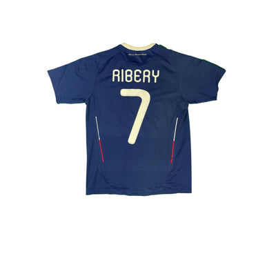 Maillot football vintage domicile Equipe de France #7 Ribery saison 2010-2011 - Adidas - Equipe de France