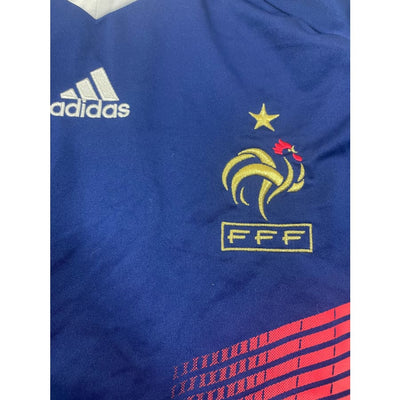 Maillot football vintage domicile Equipe de France #9 Cissé saison 2010-2011 - Adidas - Equipe de France