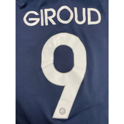 Maillot football vintage domicile Equipe de France #9 Giroud saison 2014-2015 - Nike