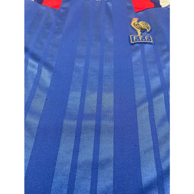 Maillot football vintage domicile Equipe de France saison 1992-1993 - Adidas - Equipe de France
